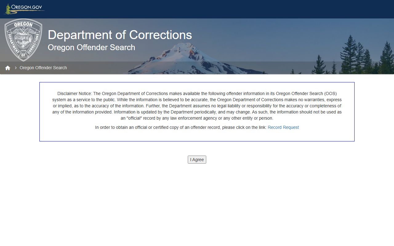 Oregon Offender Search for Powder River Correctional Facility inmate lookup